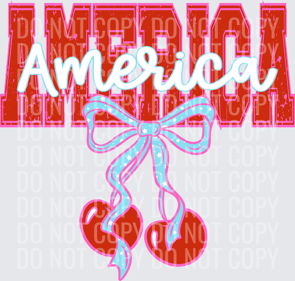 America cherry bow