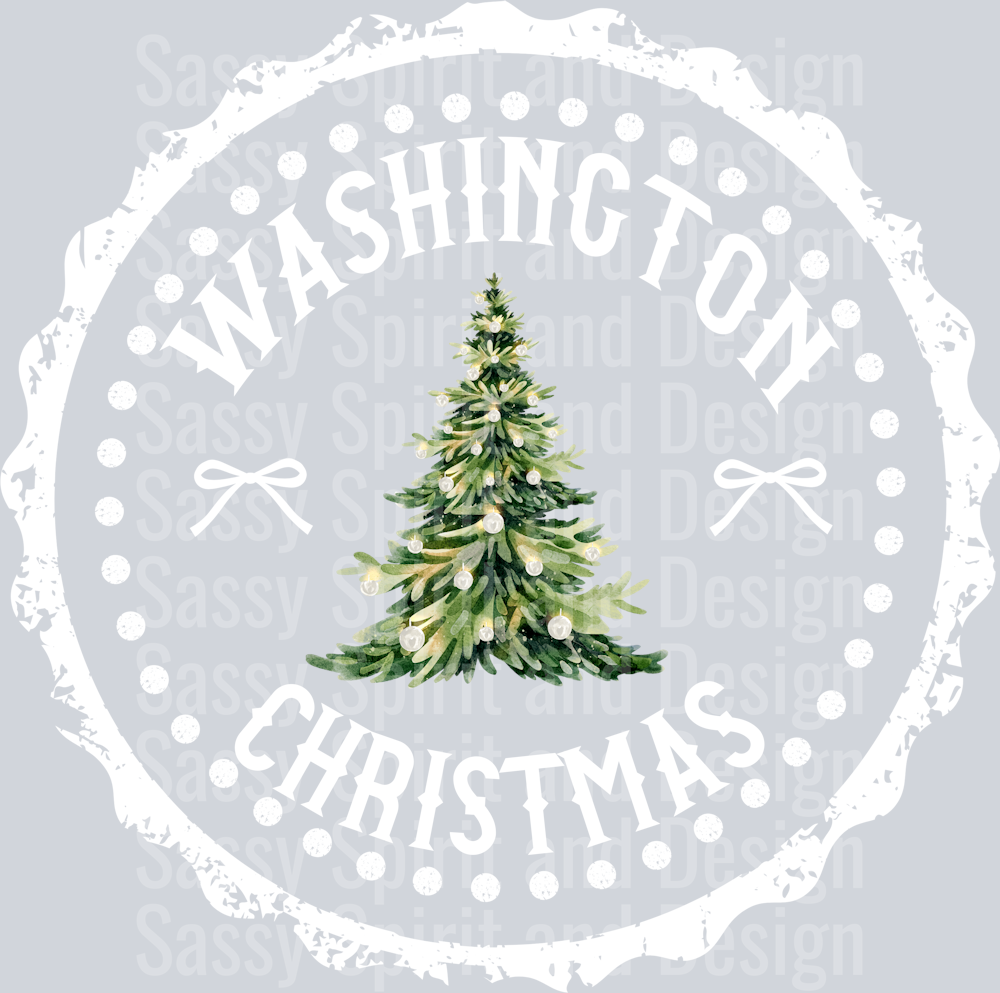 STATE CHRISTMAS STAMP Washington