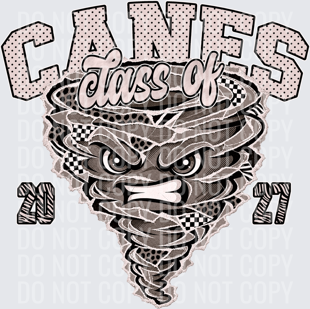 KayndiDesigns 10.26 Class of 2027 Neutral Canes