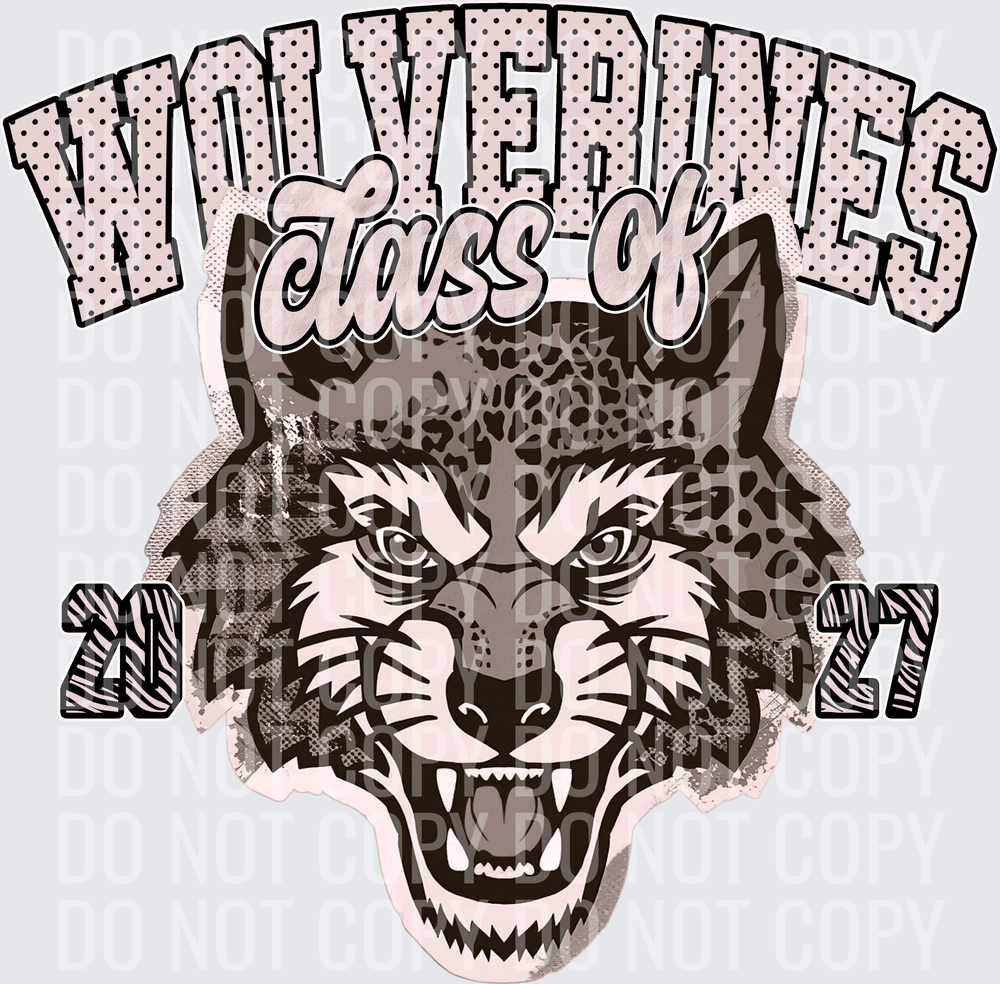 KayndiDesigns 10.26 Class of 2027 Neutral Wolverines