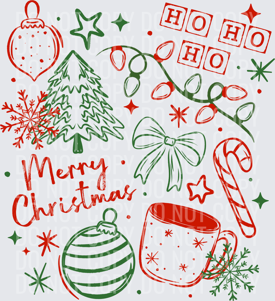 2_Color_Christmas_Doodles