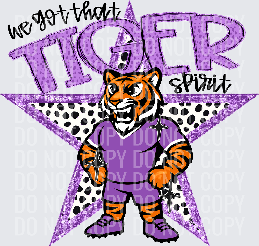 KayndiDesigns 09.26 We Got That Spirit Tiger Purple