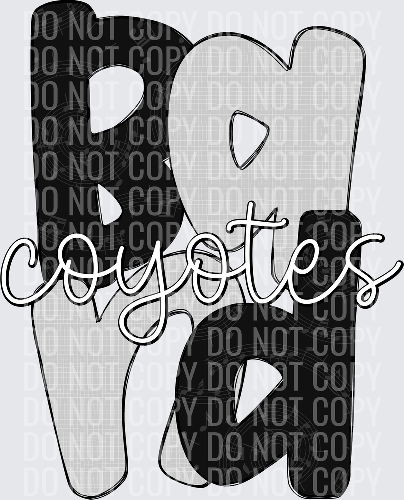 CoyotesBlackSilver-Band