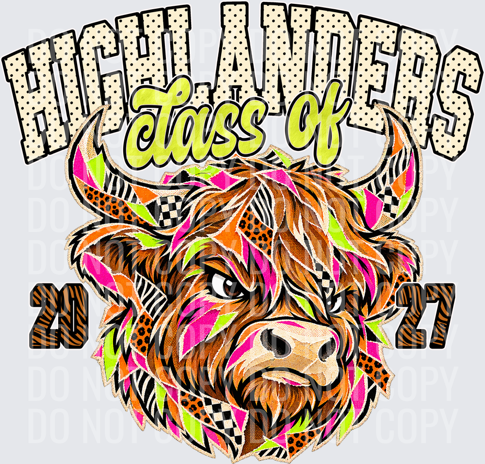 KayndiDesigns 10.26 Class of 2027 Bright Highlanders