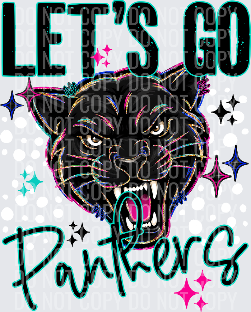 LETS GO MASCOTS PANTHERS