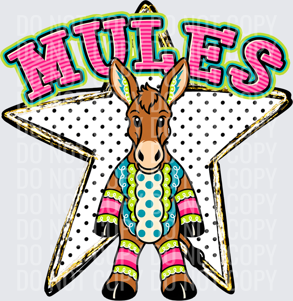 KayndiDesigns 10.26 Pattern Parade Star Mules