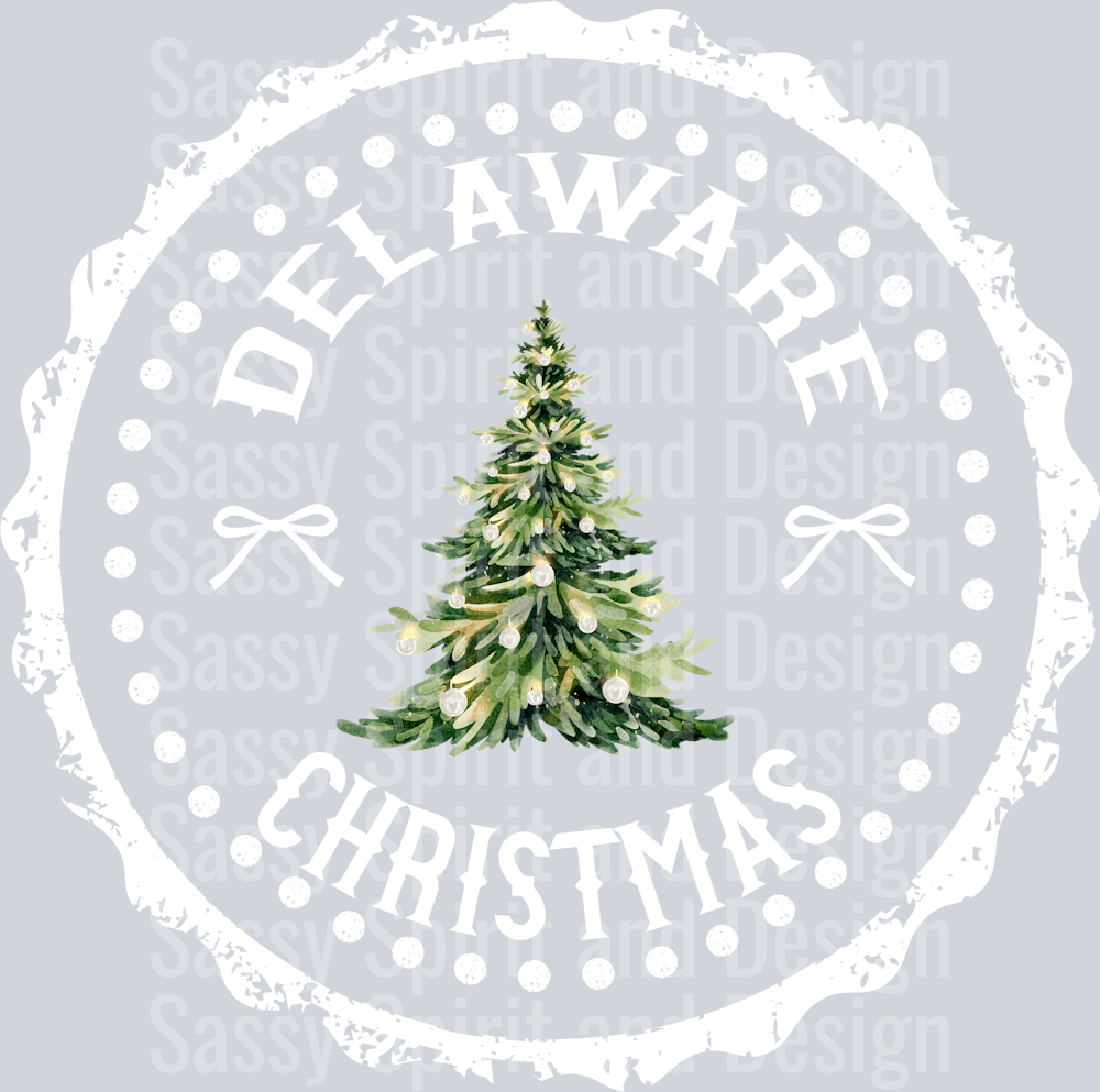 STATE CHRISTMAS STAMP DELAWARE