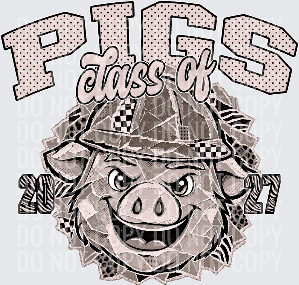 KayndiDesigns 10.26 Class of 2027 Neutral Pigs