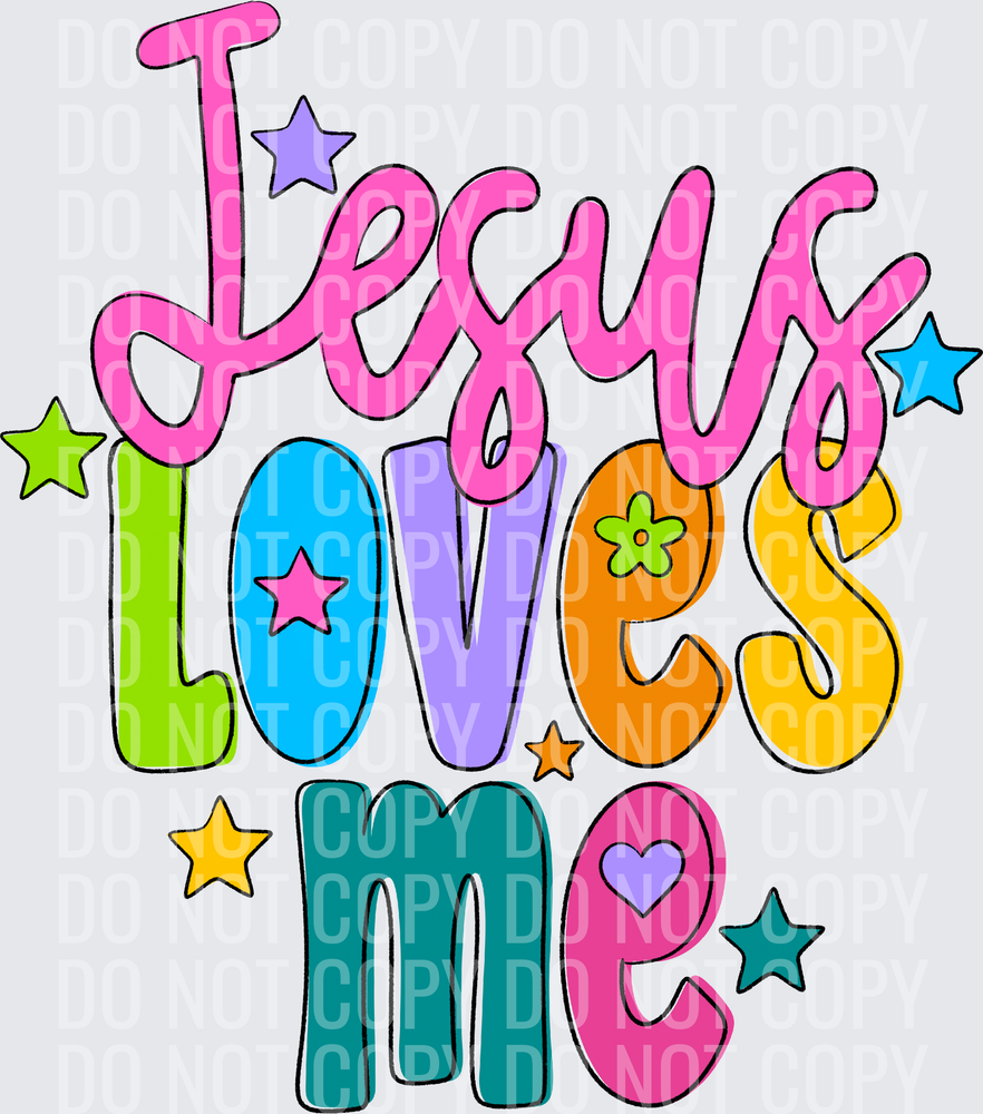 JESUS LOVES ME DOODLE