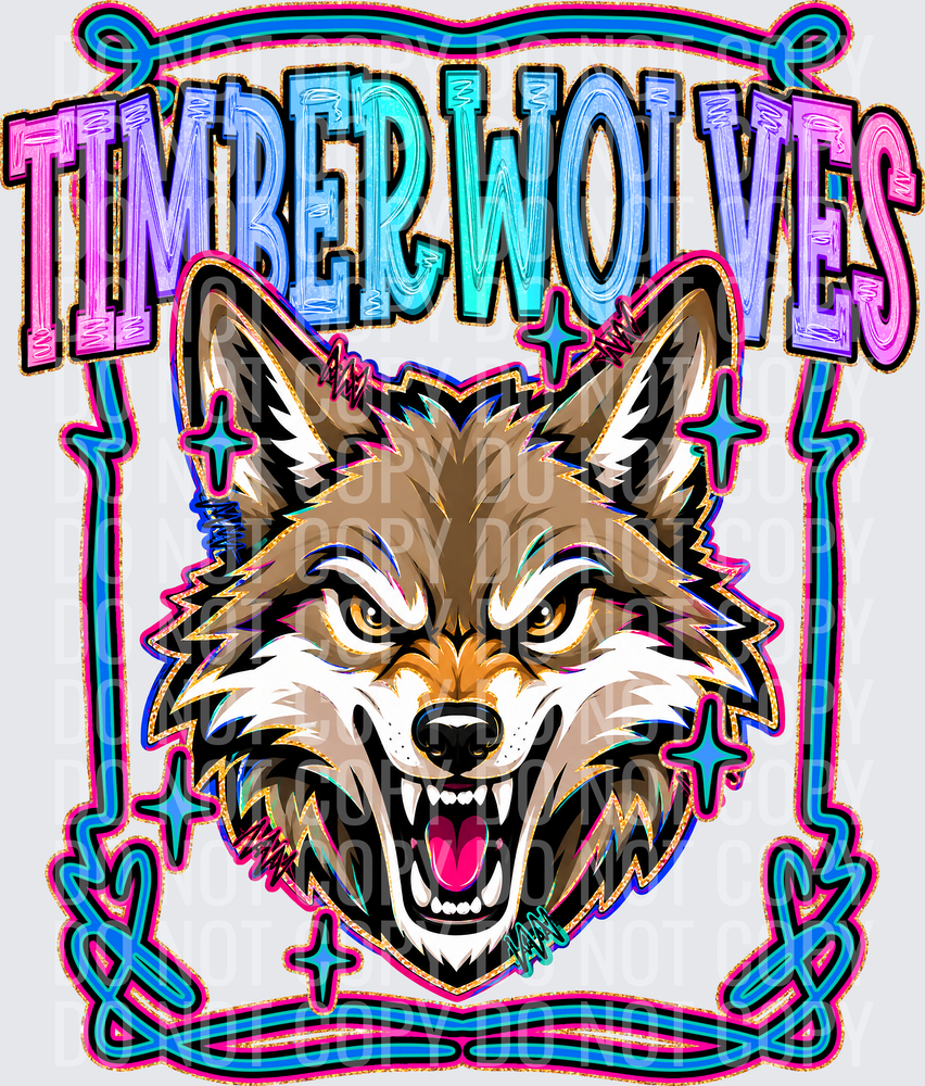 KayndiDesigns 08.26 Retro Pop Timberwolves