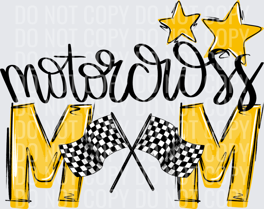 yellow motorcross