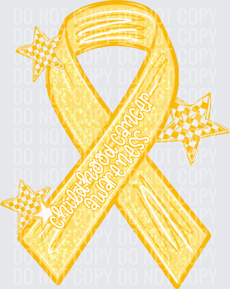 CHILDHOOD CANCER RIBBON