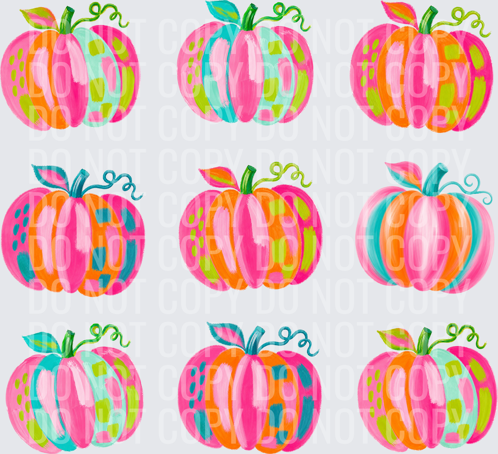 painted pumpkins