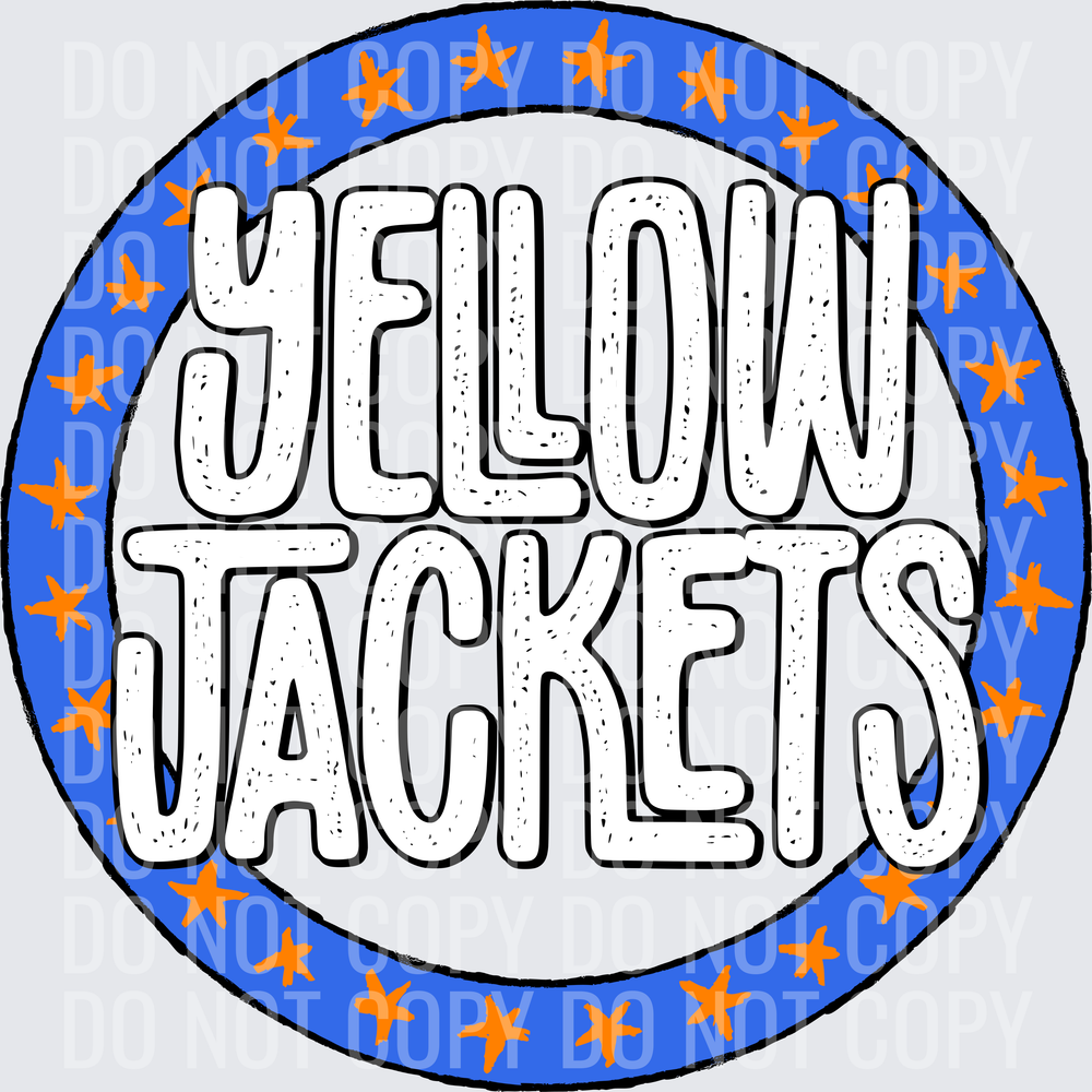YellowJacketsStarCircleRoyalOrange