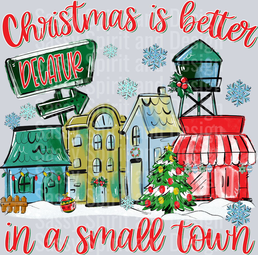 DECATUR - TRADITIONAL CHRISTMAS SMALL TOWN