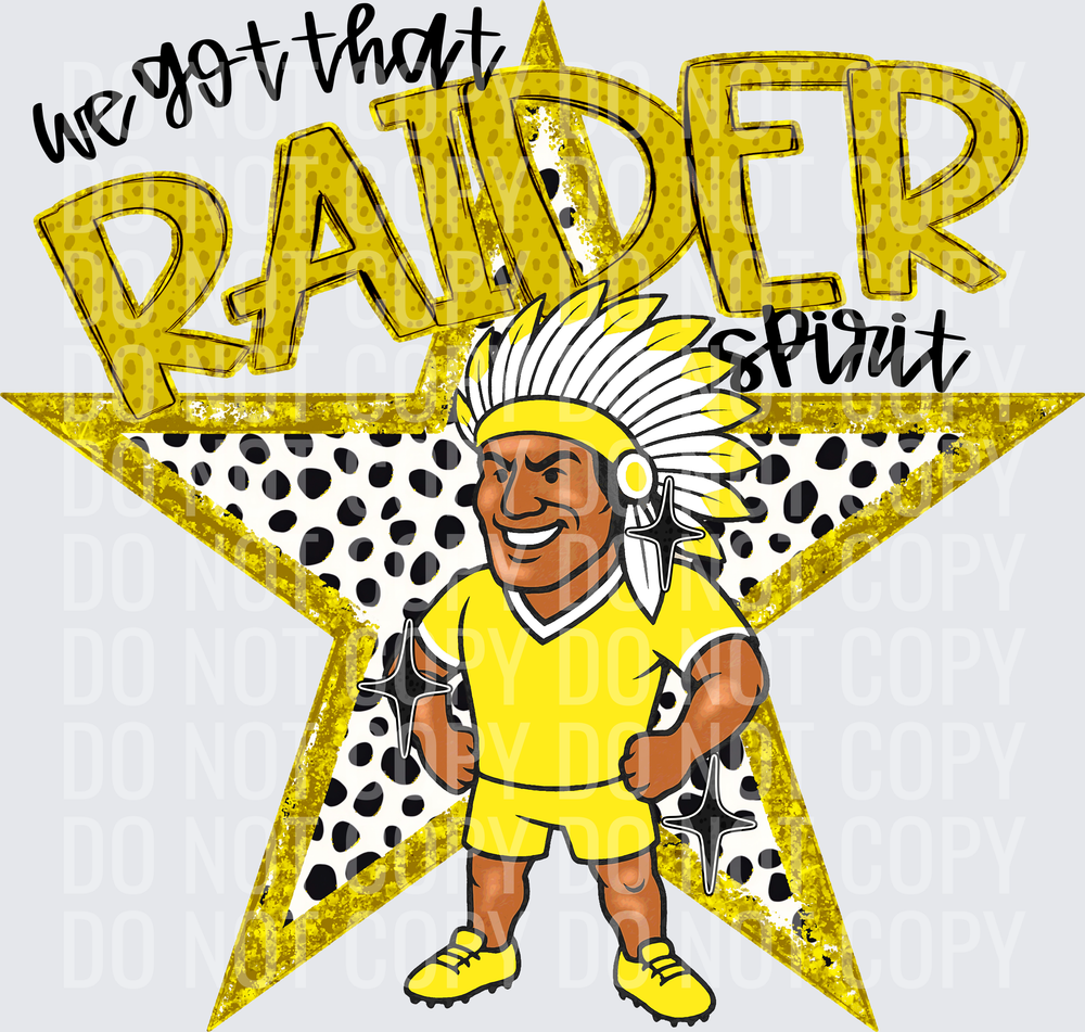 KayndiDesigns 09.26 We Got That Spirit Raider Yellow