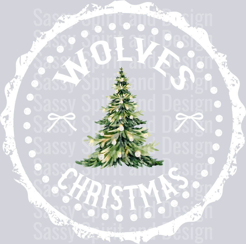 WOLVES CHRISTMAS STAMP