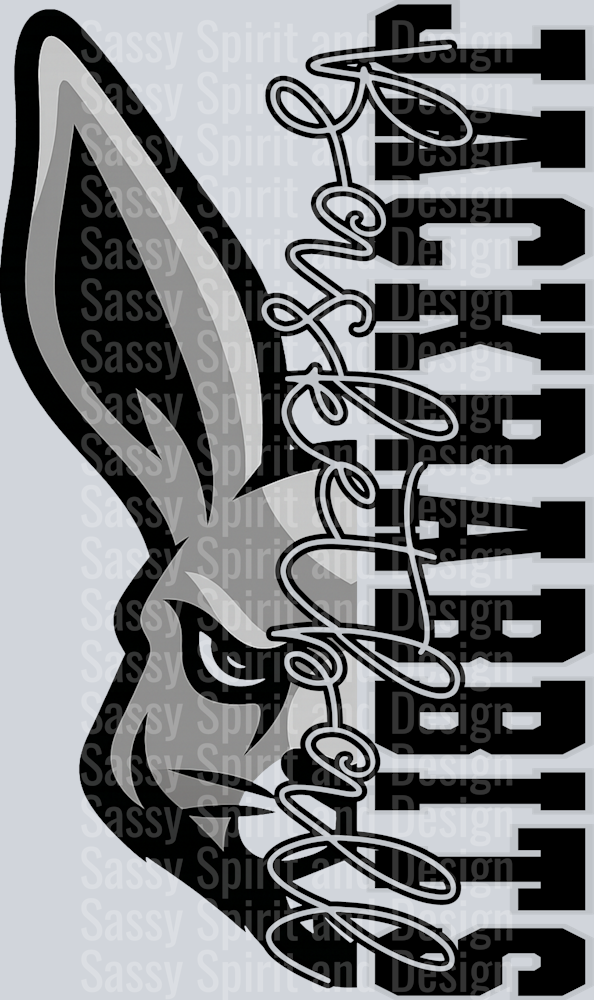 JACKRABBITS BASKETBALL SPLIT FACE