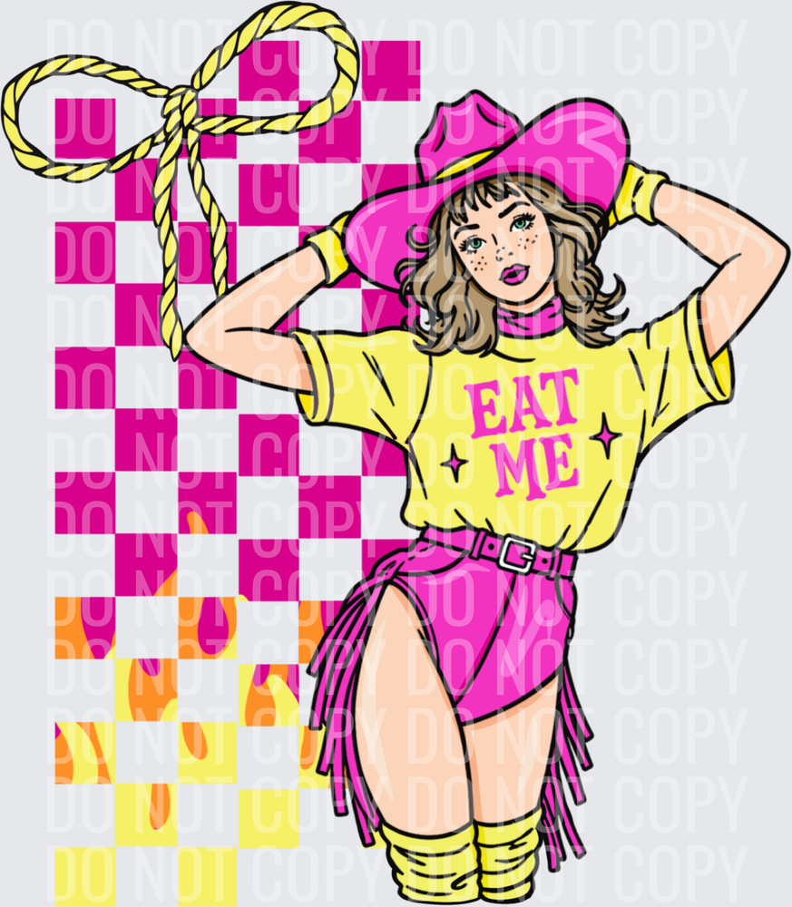 Cowgirl eat me