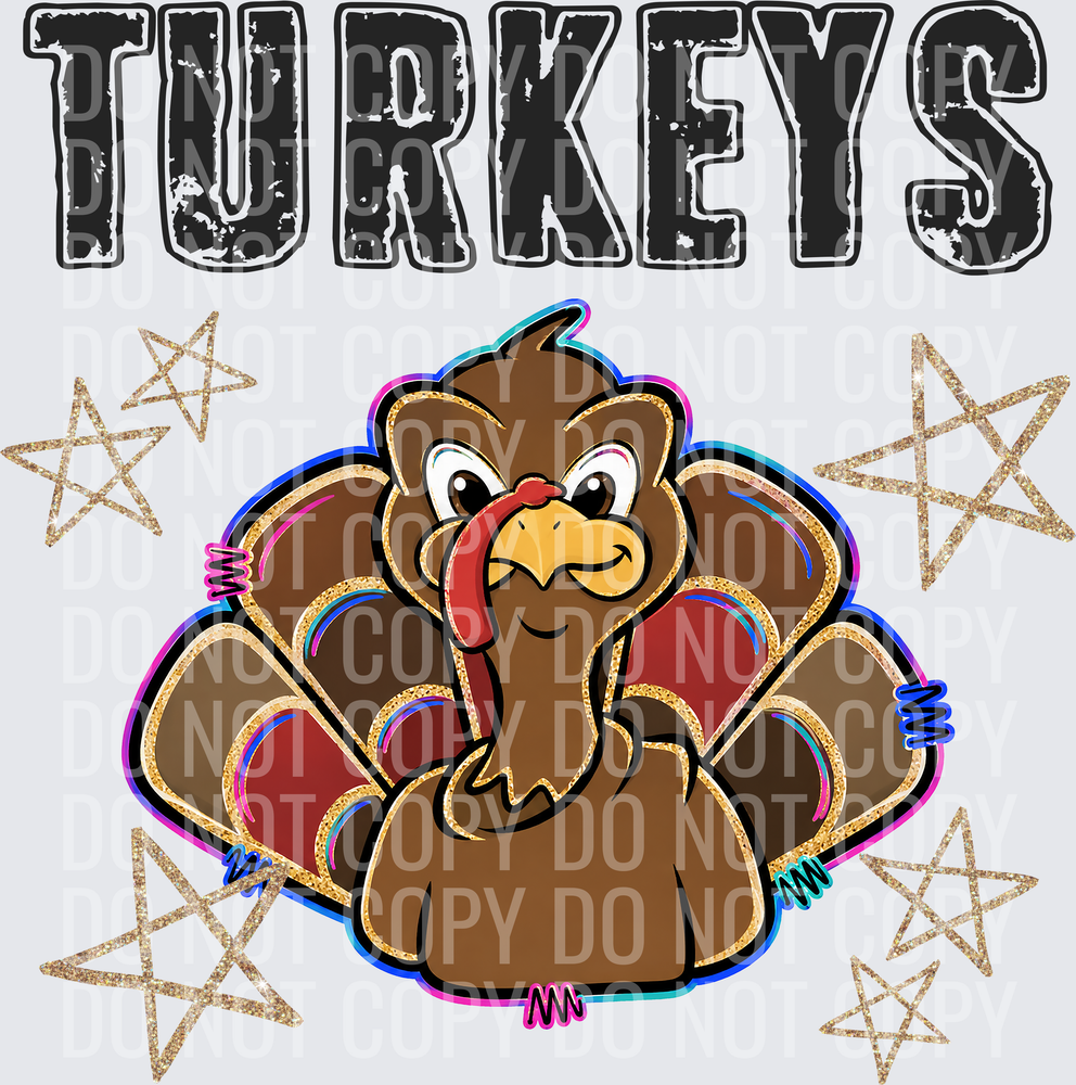 KayndiDesigns 08.26 Grunge Varsity Turkeys