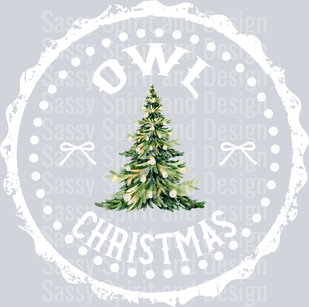 OWL CHRISTMAS STAMP