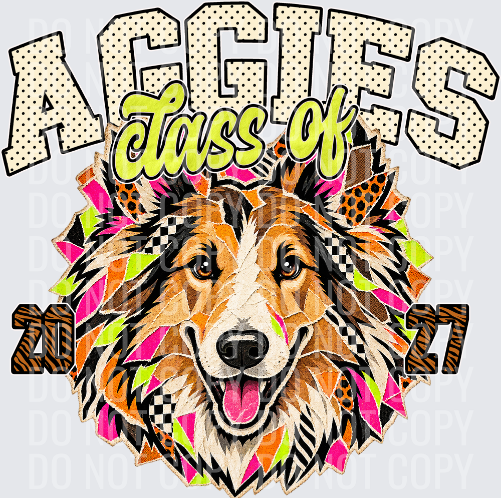 KayndiDesigns 10.26 Class of 2027 Bright Aggies