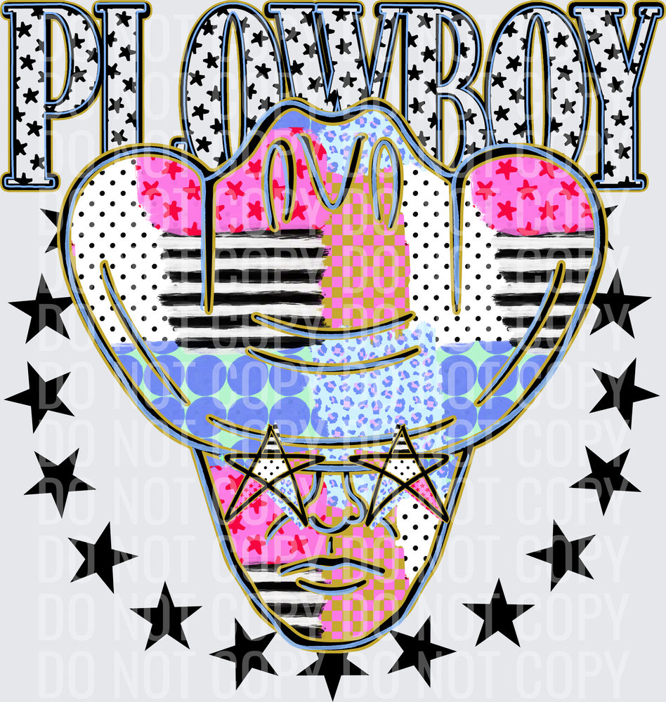 KayndiDesigns 09.26 Patchwork Varisty Stars Plowboy