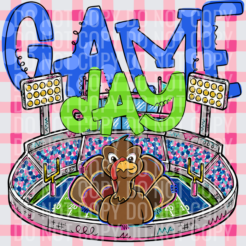 KayndiDesigns 08.26 Game Day Stadium Turkeys