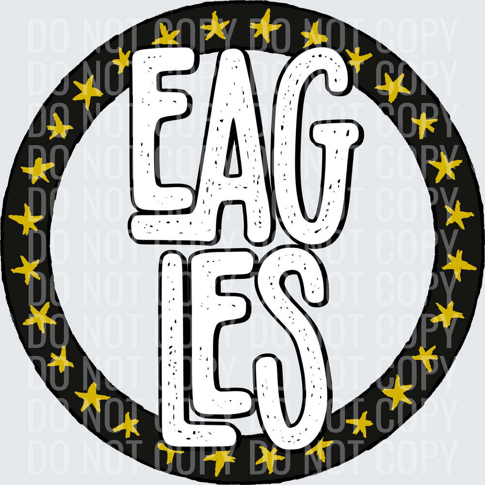 EaglesStarCircleBlackOldGold