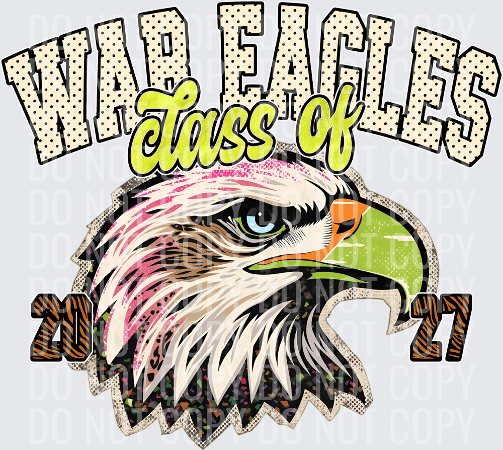 KayndiDesigns 10.26 Class of 2027 Bright War Eagles 2