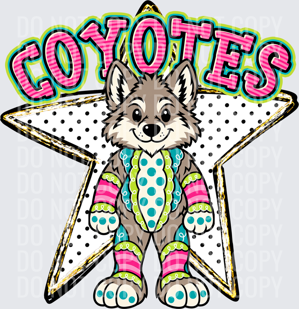 KayndiDesigns 10.26 Pattern Parade Star Coyotes