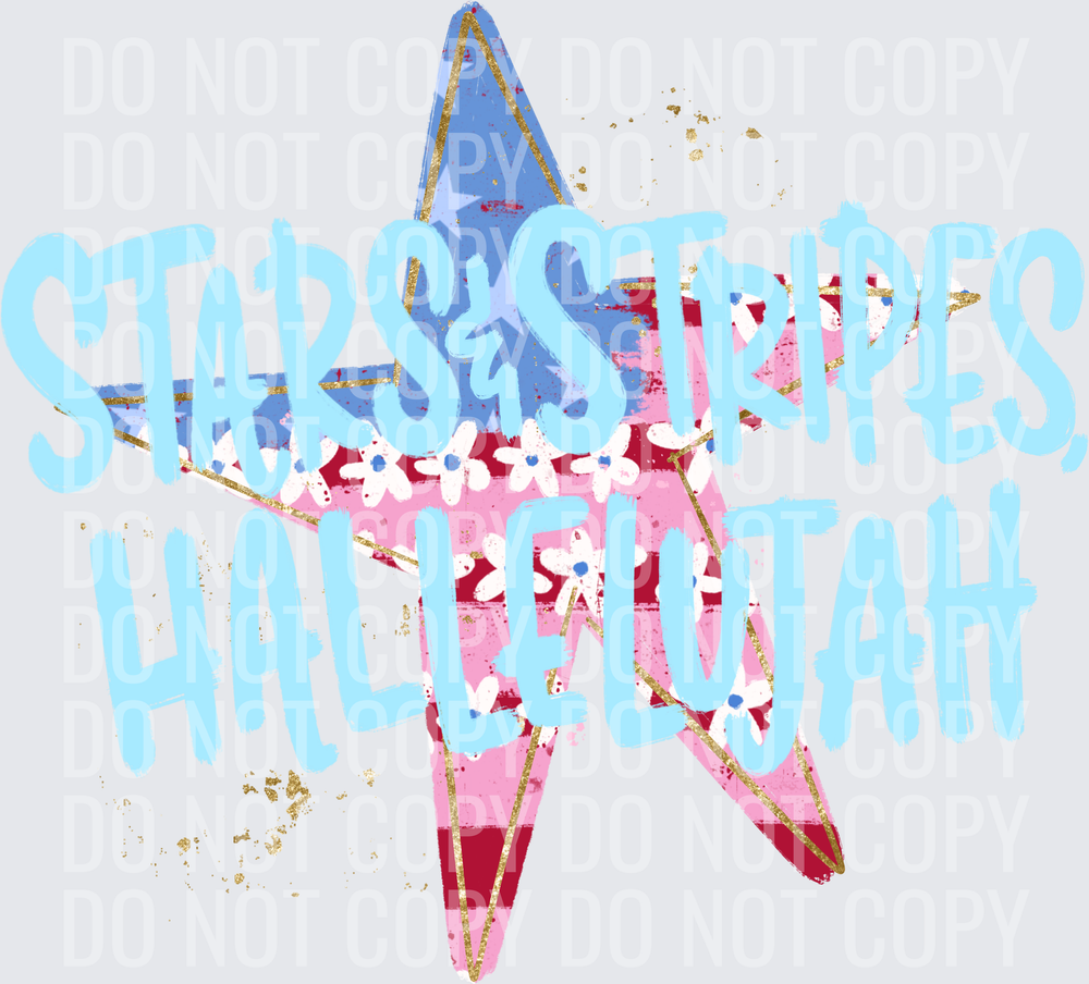 stars light blue freebie