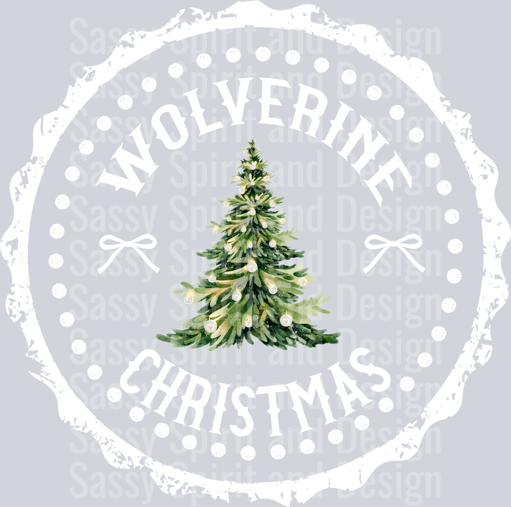 WOLVERINE CHRISTMAS STAMP
