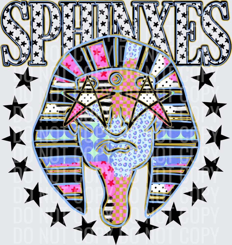 KayndiDesigns 09.26 Patchwork Varisty Stars Sphinxes