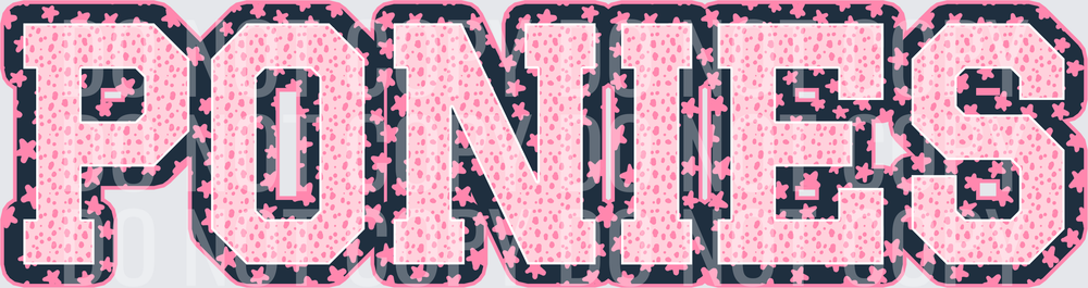 KayndiDesigns 08.26 Varsity Stars Ponies
