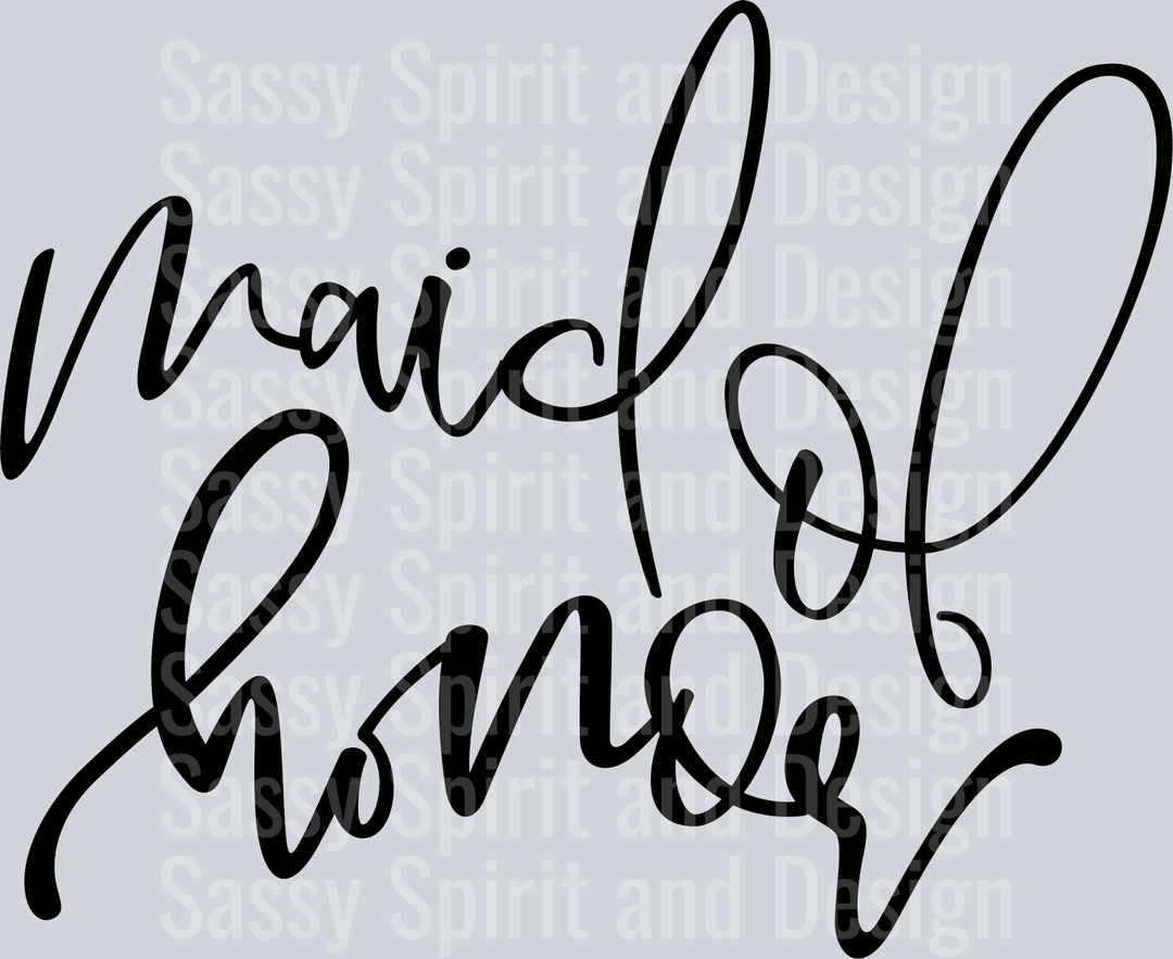 maid of honor