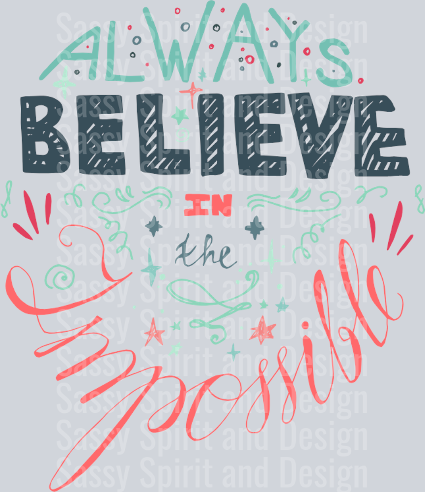 always believe cup wrap