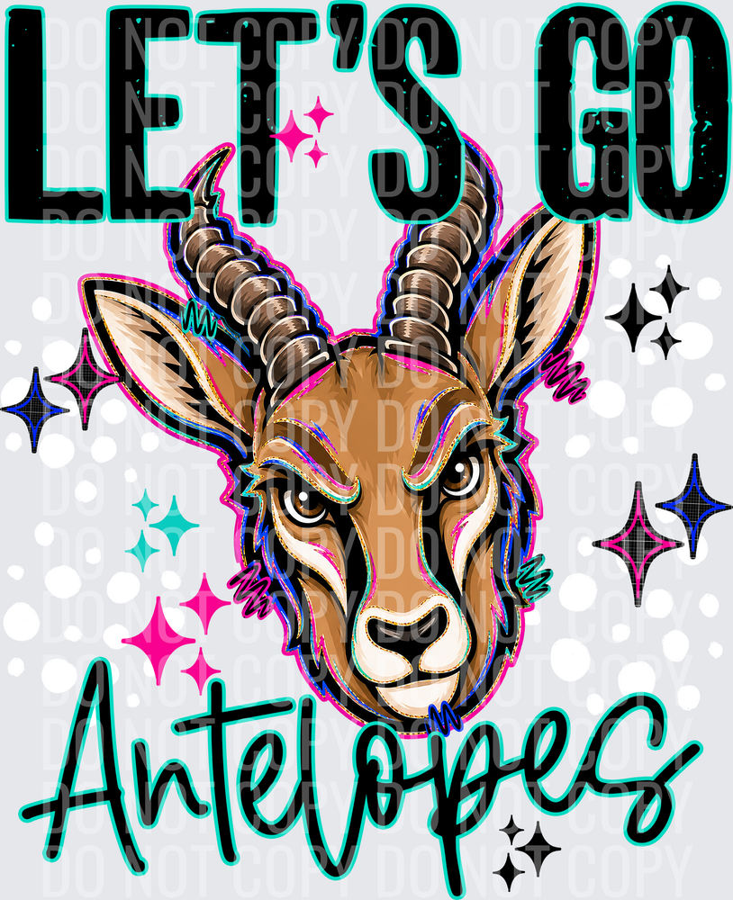 LETS GO MASCOTS ANTELOPES