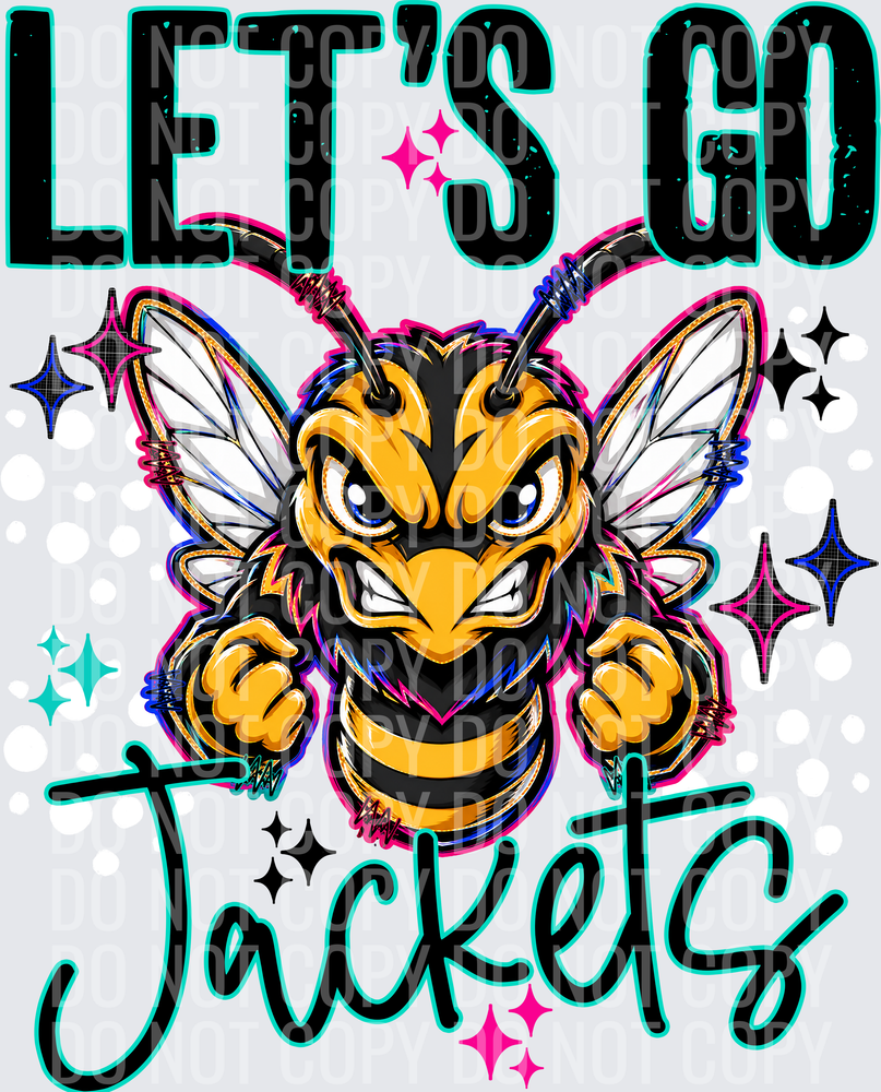 LETS GO MASCOTS JACKETS