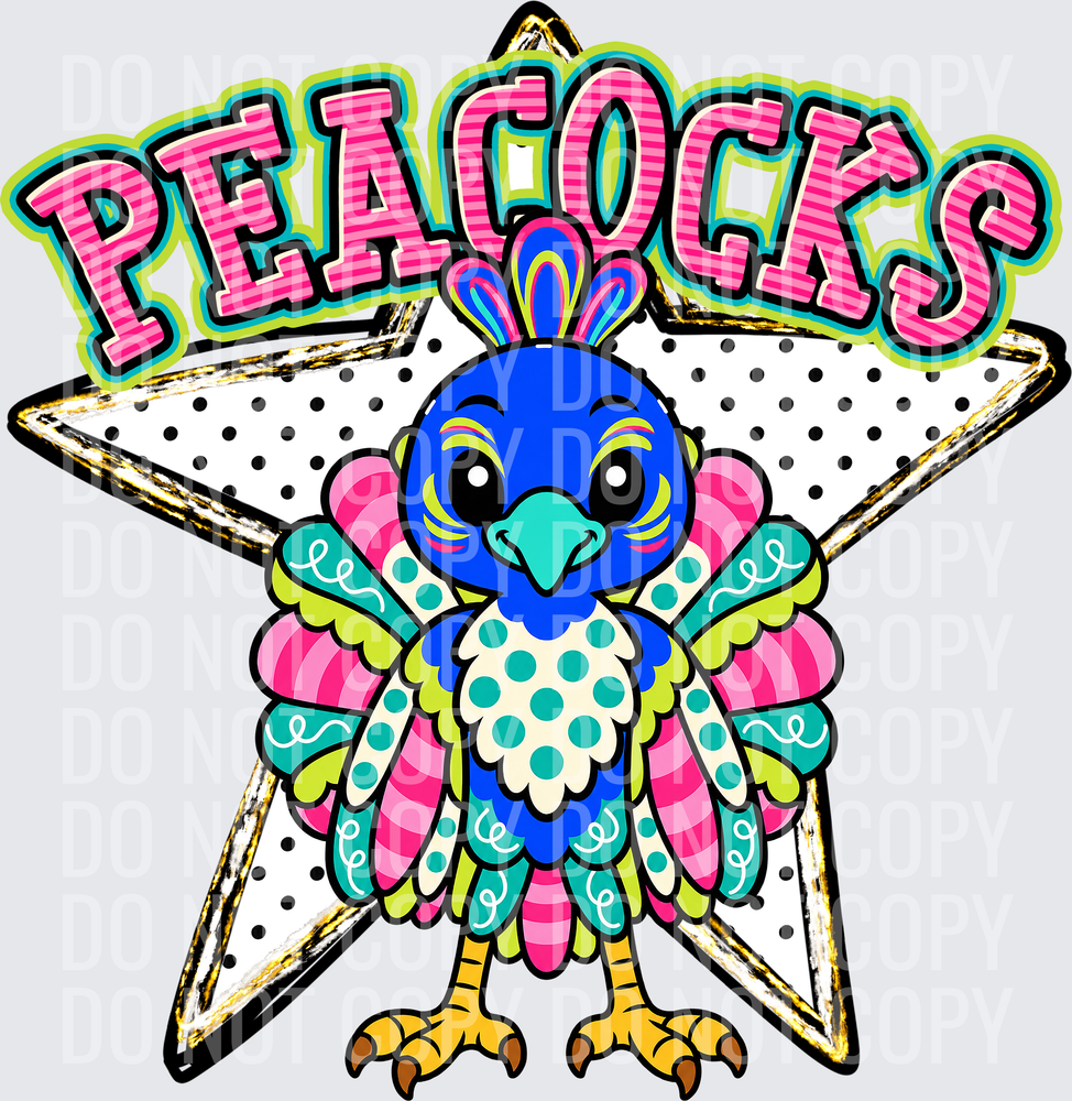 KayndiDesigns 10.26 Pattern Parade Star Peacocks
