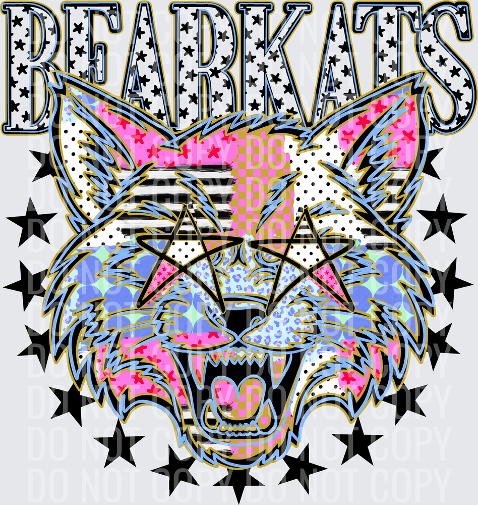 KayndiDesigns 09.26 Patchwork Varisty Stars Bearkats