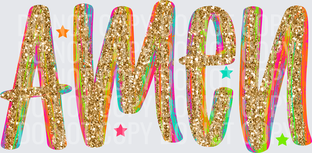 AMEN glitter exclusive