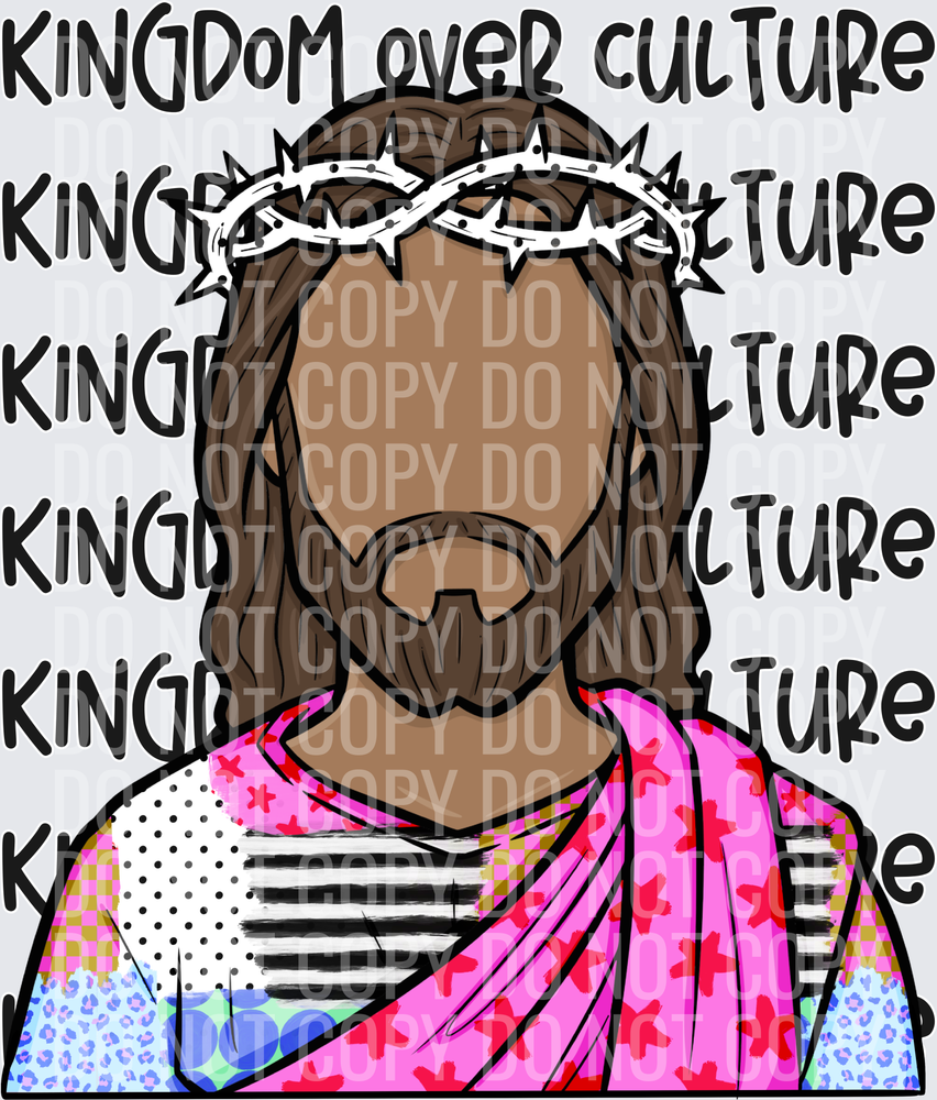 Kingdom over culture back design