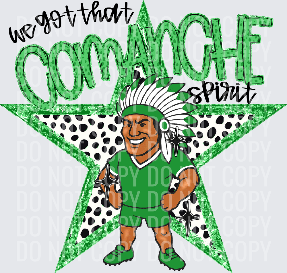 KayndiDesigns 09.26 We Got That Spirit Comanche Green