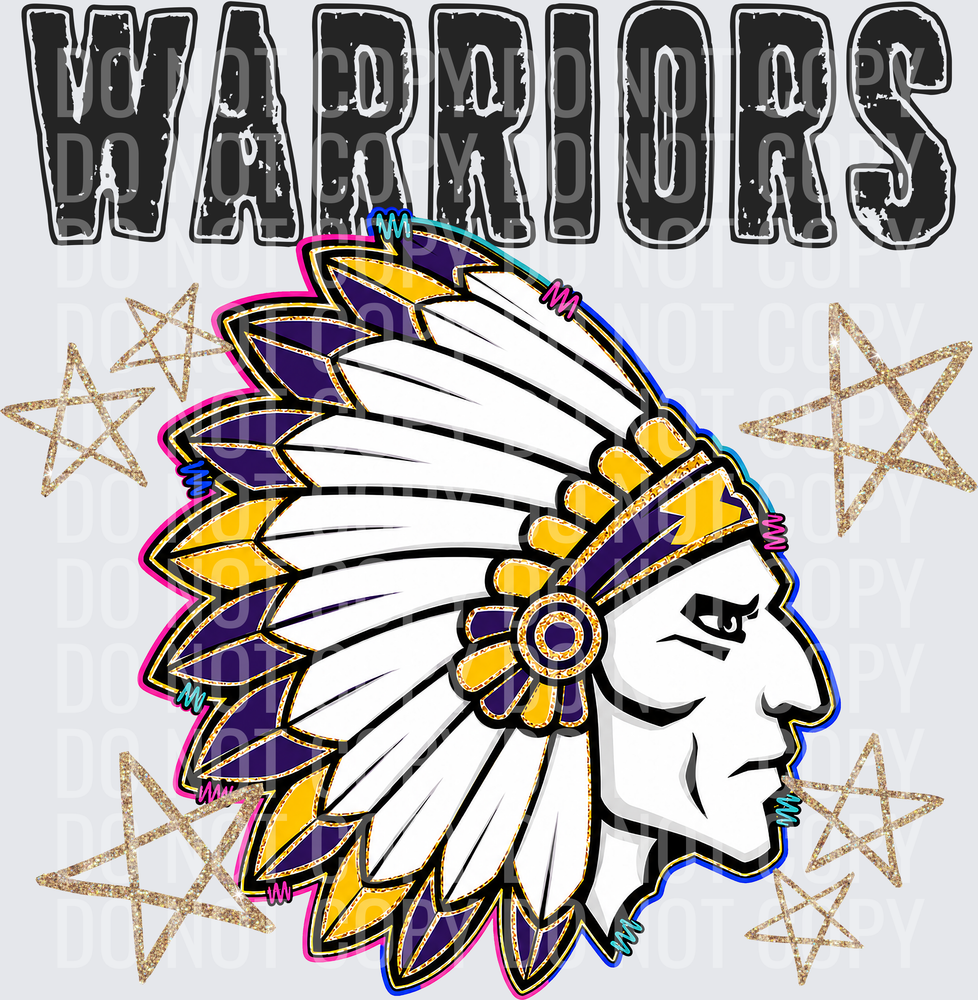 KayndiDesigns 08.26 Grunge Varsity Warriors