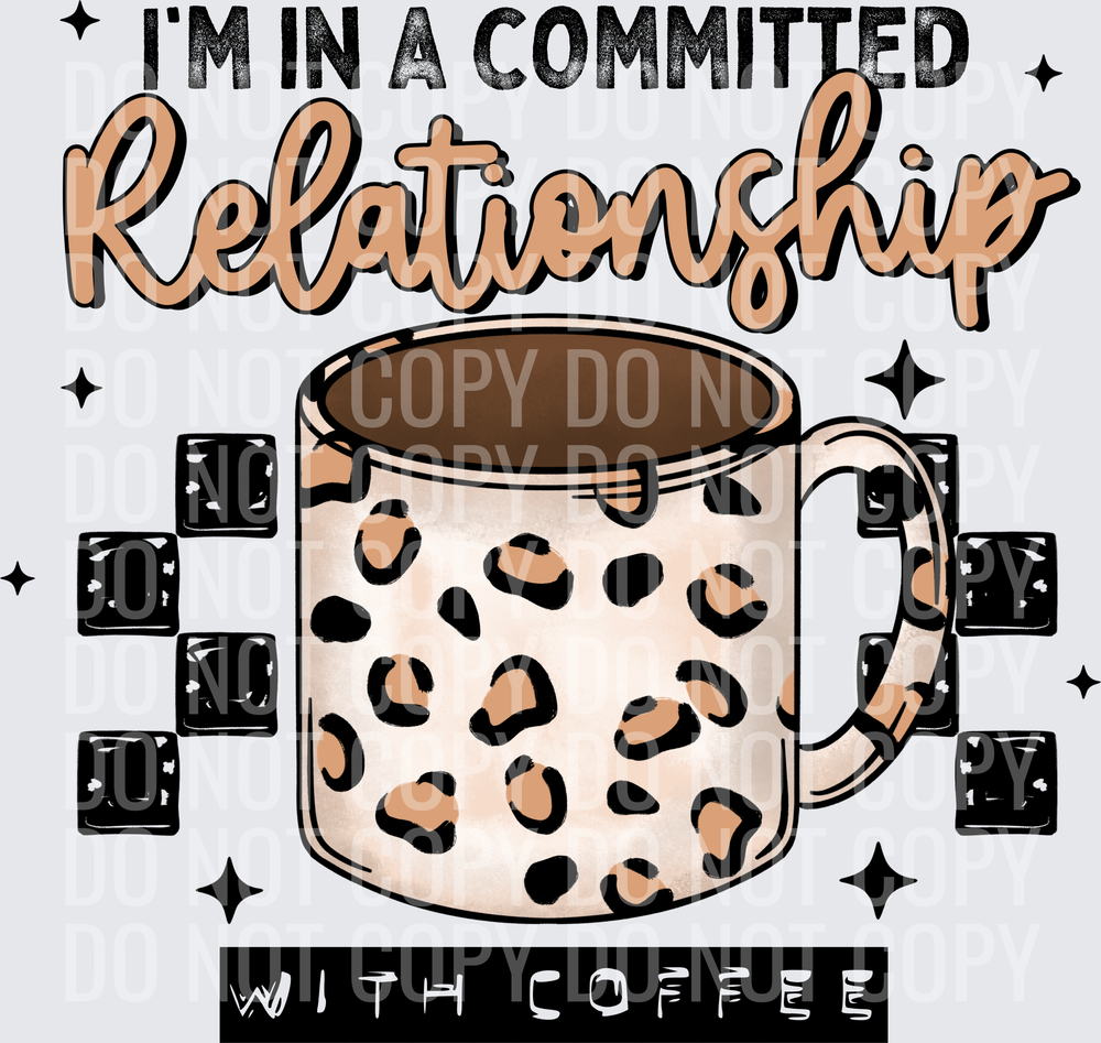 Committed relationship coffee black