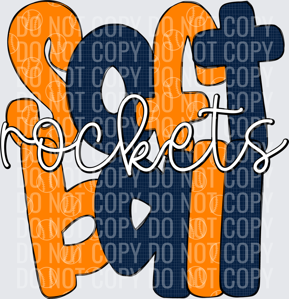 RocketsOrangeNavy-Softball