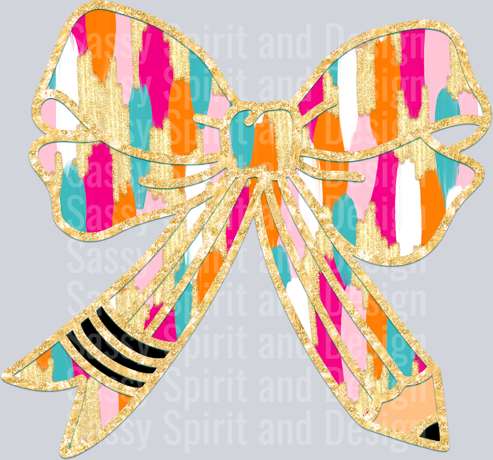 PENCIL BOW BRIGHT BRUSH