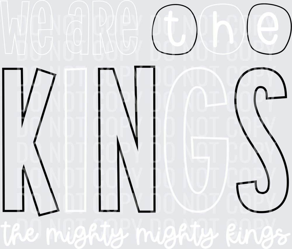 KingsBlackWhite-WeAreThe