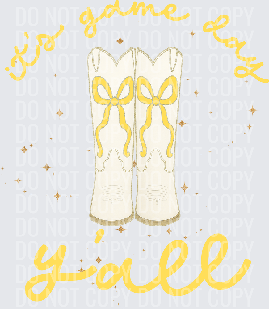 its game day yall boots yellow 300dpi